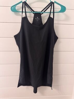 Athleta Black Double-Strap Performance Tank